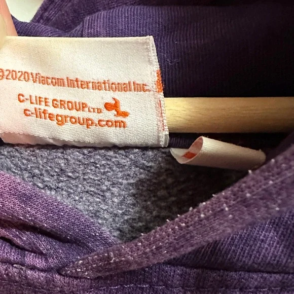 Sz XL Purple Rugrats Hoodie - Reptar, Tommy, Chuckie, Phil, Lil, Susie, Angelica - Picture 10 of 10